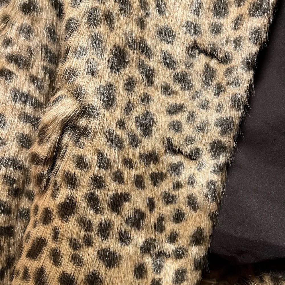 Rebecca Taylor cheetah print shirt jacket.